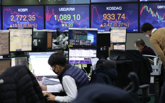 Seoul stocks open higher on US stock gains