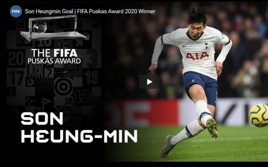 Son Heung-min wins FIFA's best goal award