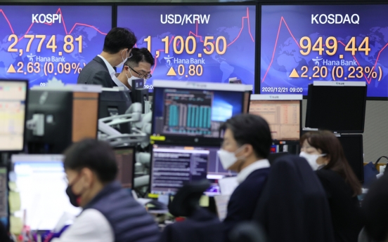 Seoul stocks open lower on profit-taking