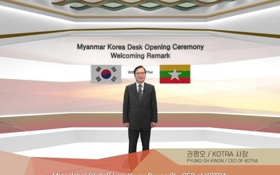 KOTRA opens ‘Korea Desk’ in Myanmar to support trade