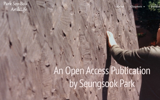 Park Seo-bo biography published online in English