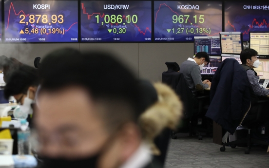 Seoul stocks open higher on 1st day of 2021