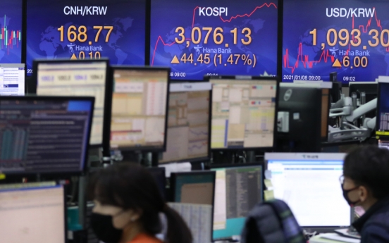 Seoul stocks open higher on Wall Street gains