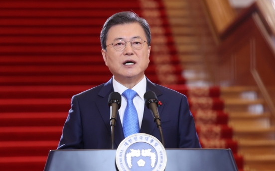 Moon says all S. Koreans will be given free COVID-19 vaccines