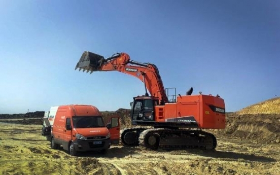 Doosan Infracore's excavator sales up 22% on-year in 2020 in China