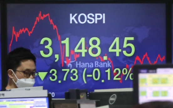 Seoul stocks slip on institutional profit-taking