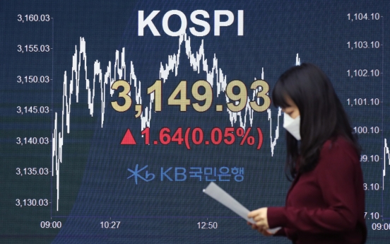 Seoul stocks end almost flat amid valuation pressure