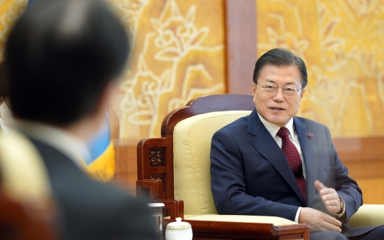 President Moon calls for 'future-oriented' relations with Japan