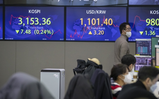 Seoul stocks open nearly flat on valuation pressure