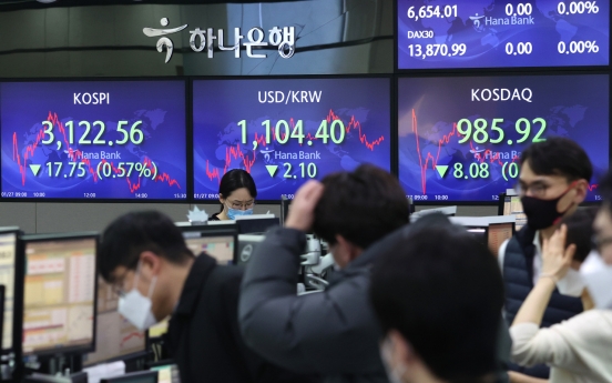 Seoul stocks fall on foreign selling ahead of US Fed meeting