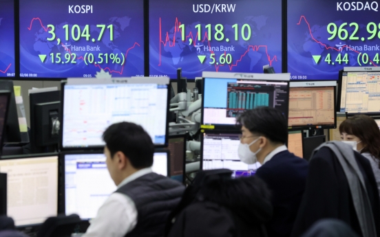 Seoul stocks open lower on auto losses