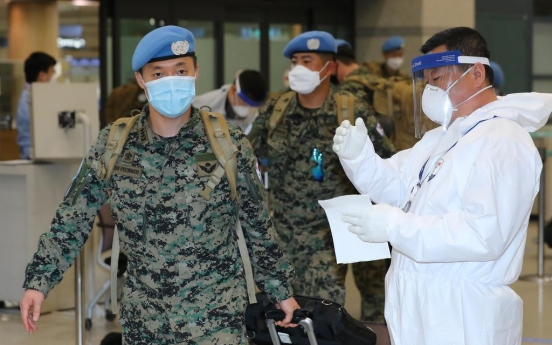 S. Korean service member on overseas mission tests positive for coronavirus