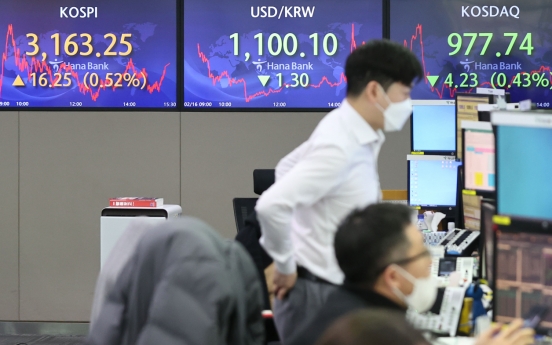 Seoul stocks up for 3rd day on extended foreign buying