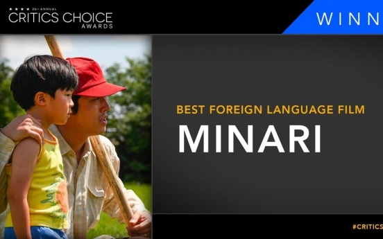 'Minari' wins best foreign language film at Critics Choice Awards