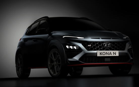 Hyundai Motor’s Kona N teased, appears to have sharper look