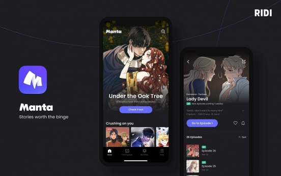 Ridi’s global webtoon app logs success in North America