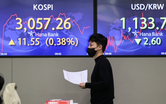 Seoul stocks open higher as US Treasury yields fall