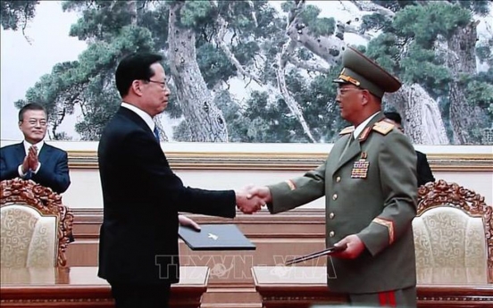 Defense ministry calls for N. Korea's 'flexible' stance, full implementation of military pact