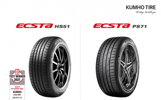 Kumho Tire’s Ecsta HS51 receives top award in summer tire test by Auto Bild