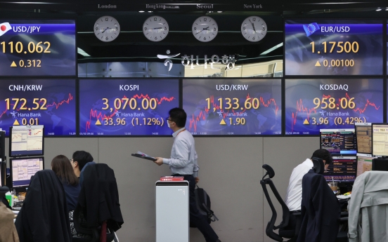 Seoul stocks advance on hopes of global economic rebound