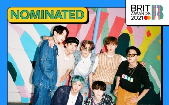 BTS becomes 1st Korean artist to be nominated for Brit Awards