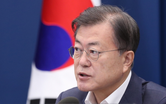 Moon takes election rout as 'reprimand' from the public, Cheong Wa Dae says