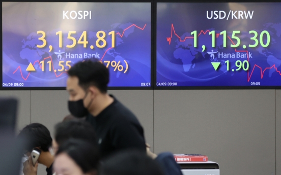 Seoul stocks open tad higher on hopes for global economic recovery