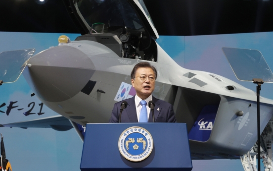 S. Korea to begin KF-21 fighter production, deploy up to 120 units by 2032: Moon