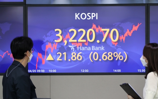 KOSPI soars to all-time high on recovery hopes