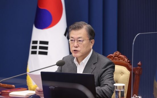 Moon sends condolence letter to Mexican leader over metro line disaster