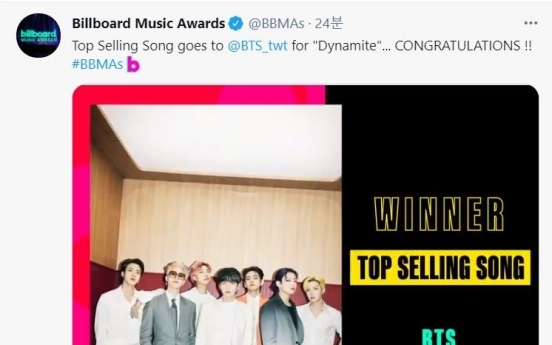 BTS scoops up four Billboard Awards