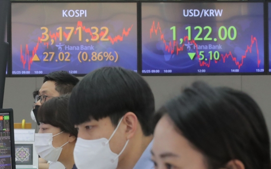 Seoul stocks snap 3-day losing streak on eased inflation worries