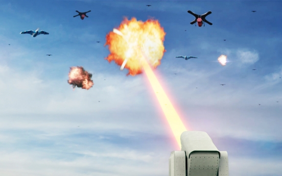 Hanwha to localize laser beam tech to shoot down drones