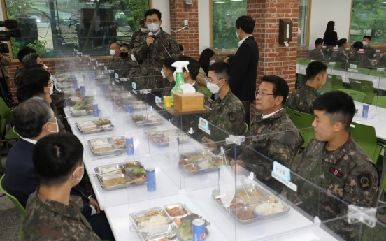 Military to raise troops' daily meal cost next month