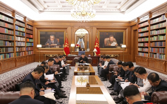 NK leader holds meeting with top officials to discuss economic policies in second half