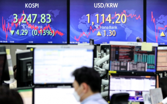 Seoul stocks close lower under valuation pressure