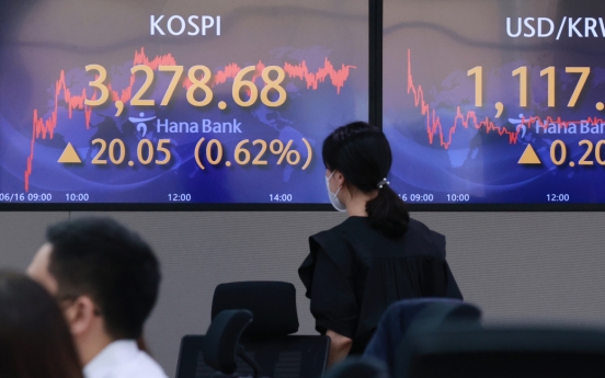 Seoul stocks set fresh high for 3rd day ahead of FOMC results