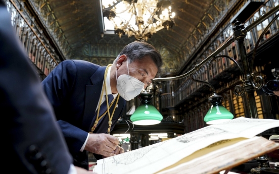 18th-century Spain map links Dokdo to Korea: Moon