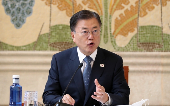 Moon expresses hope for closer S. Korea-Spain exchange at bilateral tourism biz roundtable