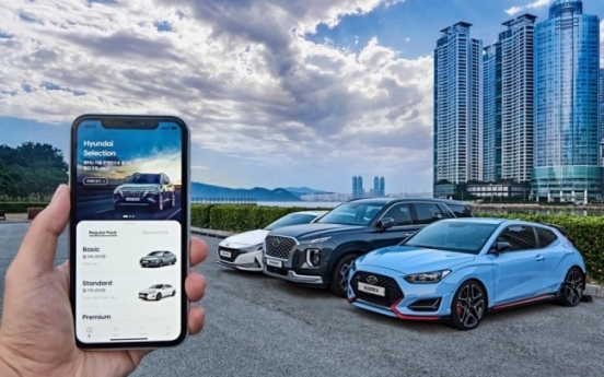 Hyundai Motor launches car subscription service in Busan