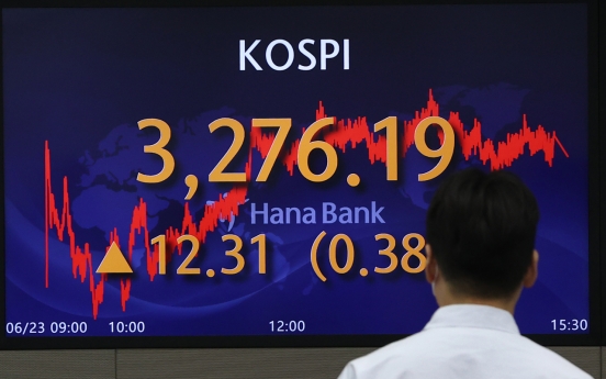 Seoul stocks up for 2nd day on Fed chief's soothing comments