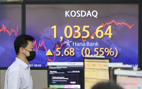 Kosdaq refreshes yearly-high closing above 1,035 points