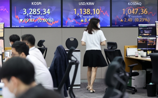 Seoul stocks dip amid virus woes, Kosdaq at another high