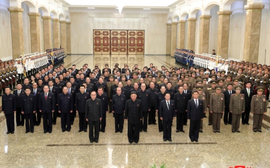 NK leader visits mausoleum to mark late grandfather's death anniversary