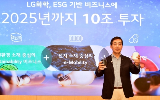 LG Chem to invest W10tr by 2025 in battery materials, renewables