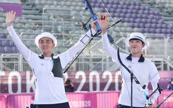 [Tokyo Olympics] S. Korea captures inaugural gold in archery mixed team event