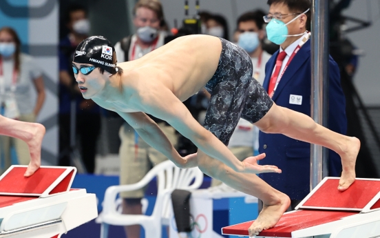[Tokyo Olympics] Swimmer Hwang Sun-woo reaches 200m freestyle final, 1st S. Korean in 9 years