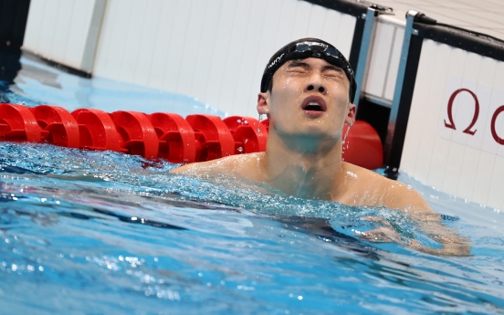 [Tokyo Olympics] Young swimmer surprised with own fast start, upset with poor finish