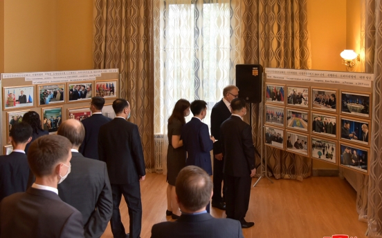 NK officials attend Russian Embassy's exhibition, resume in-person diplomacy