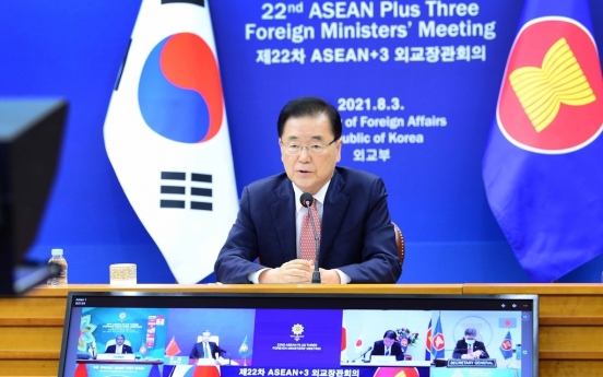 FM Chung calls for ASEAN's support for peninsula peace efforts